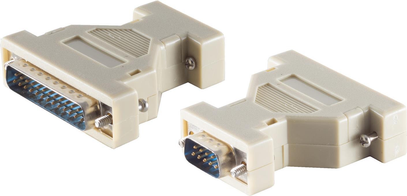 ShiverPeaks S/CONN maximum connectivity SUB-D Adapter, 9-pol. Sub-D-Stecker auf 25-pol. Sub-D-Stecker (78423)