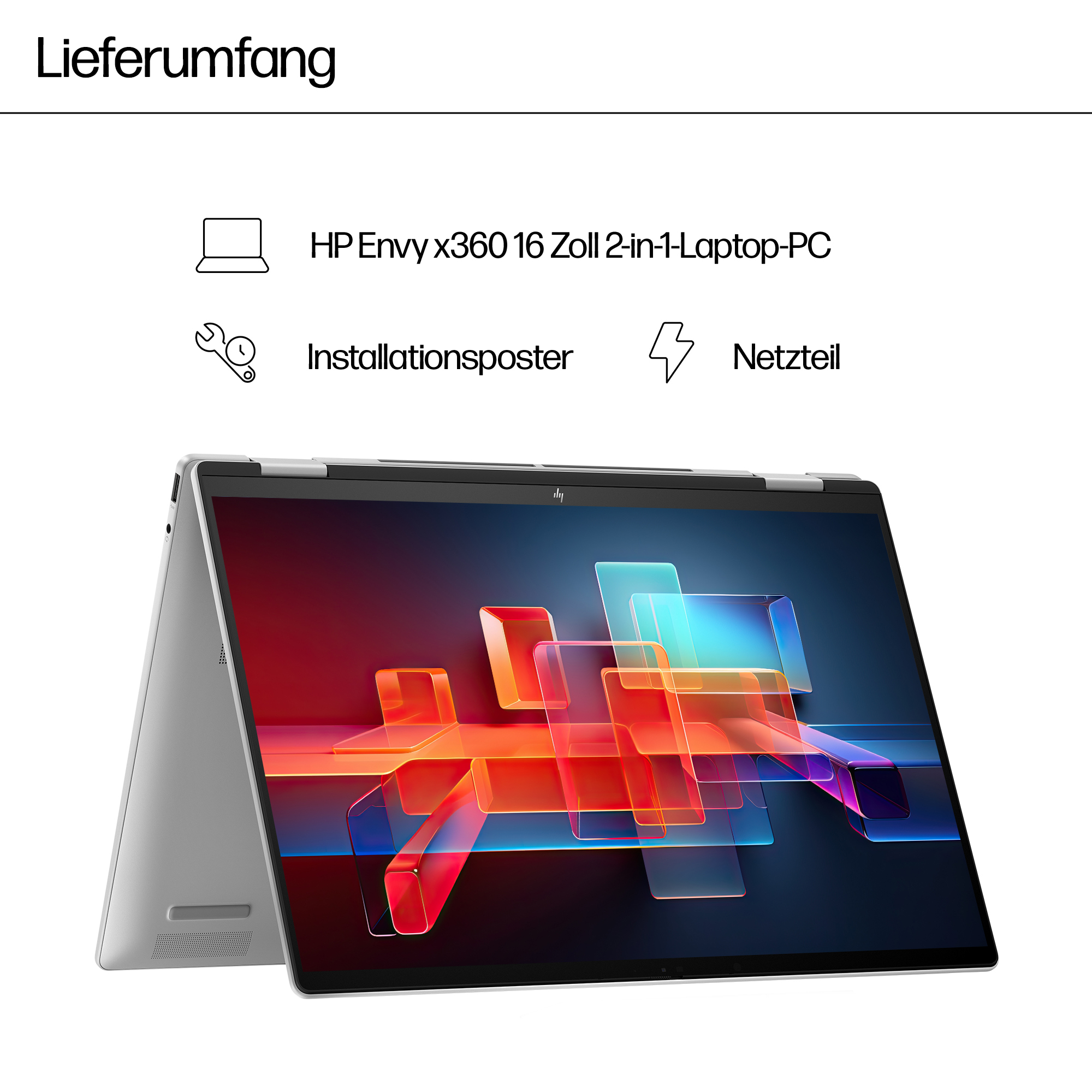 HP ENVY x360 16-ad0177ng 16" 2.8K OLED Touch AMD Ryzen 7 8840HS 16 GB RAM 1 TB SSD Silber
