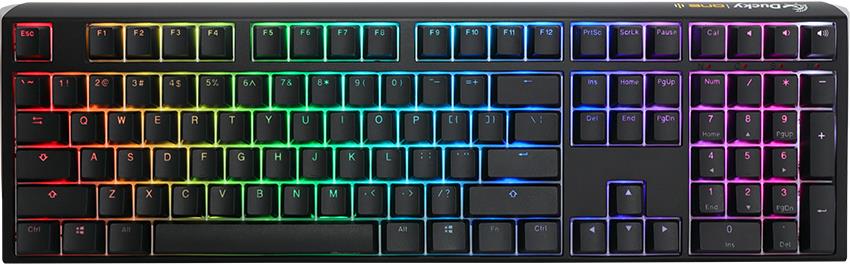 Ducky One 3 Classic Black/White Gaming Tastatur, RGB LED - MX-Speed-Silver (DKON2108ST-PDEPDCLAWSC1)