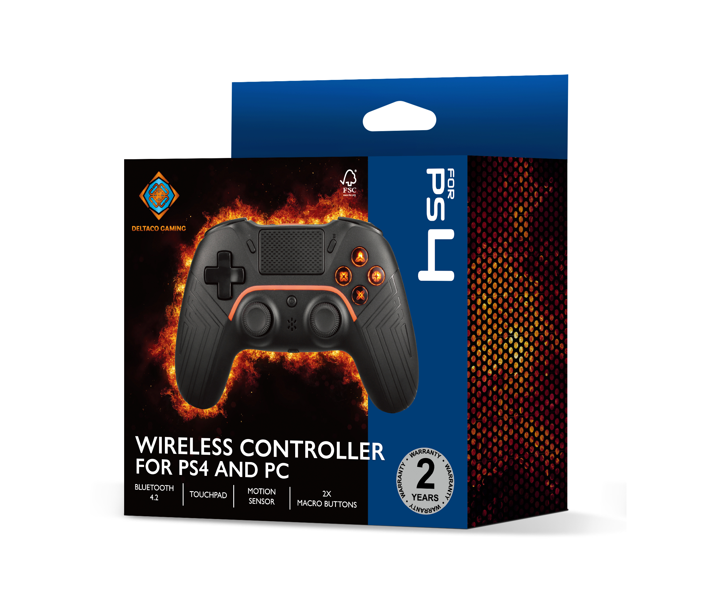 Deltaco Gaming GAM-139 Wireless Gamepad Bluetooth Schwarz