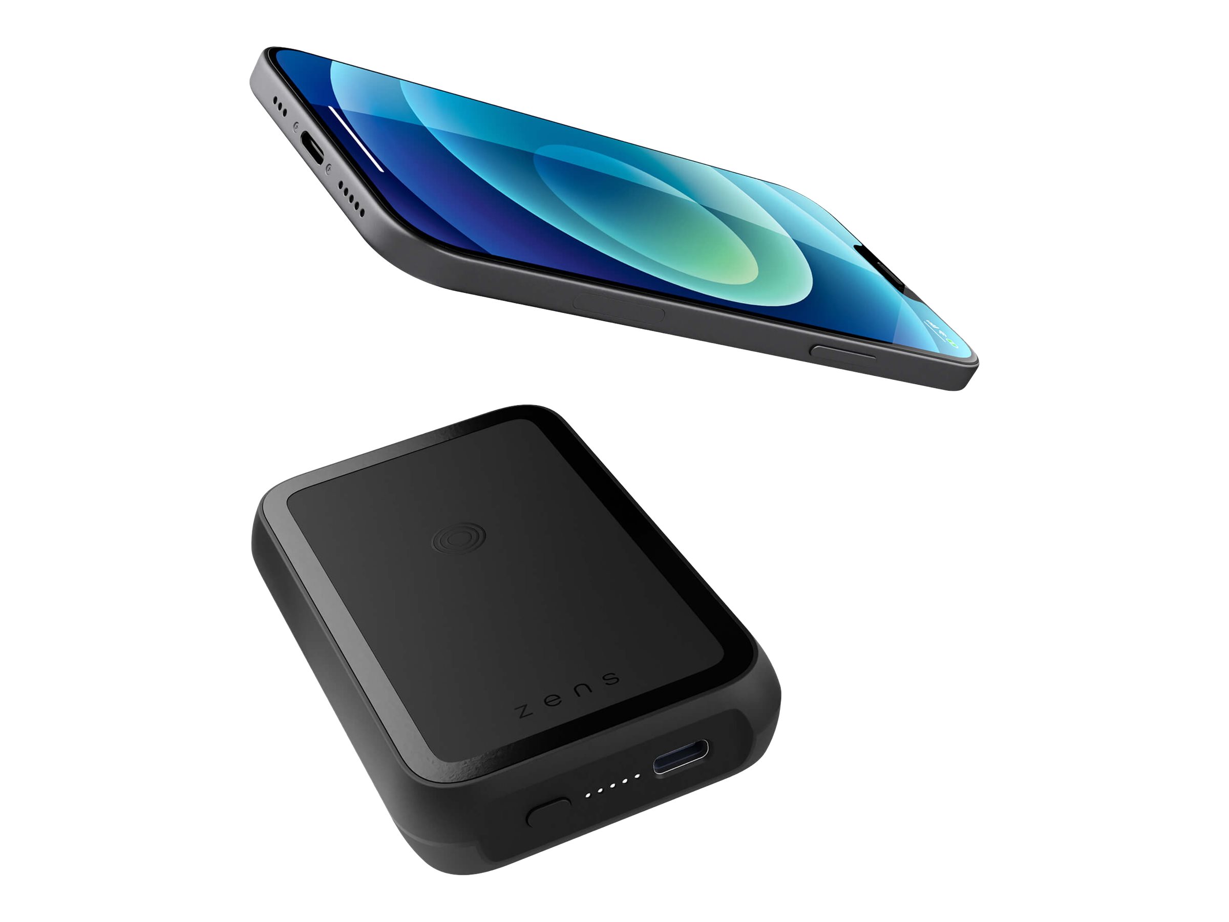 Zens Magnetic Single Powerpack Induktive Power Bank 4000 mAh Schwarz