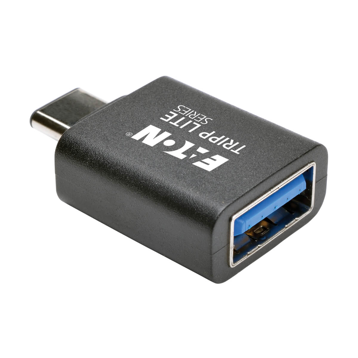 Tripp Lite USB-C-auf-USB-A-Adapter (Stecker/Buchse), USB 3.1 Gen 1, 5 Gbit/s, Schwarz