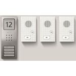 Audio-Set Set CAB 850-3 E/W Basic Edelstahl gebürstet (210008744-00)