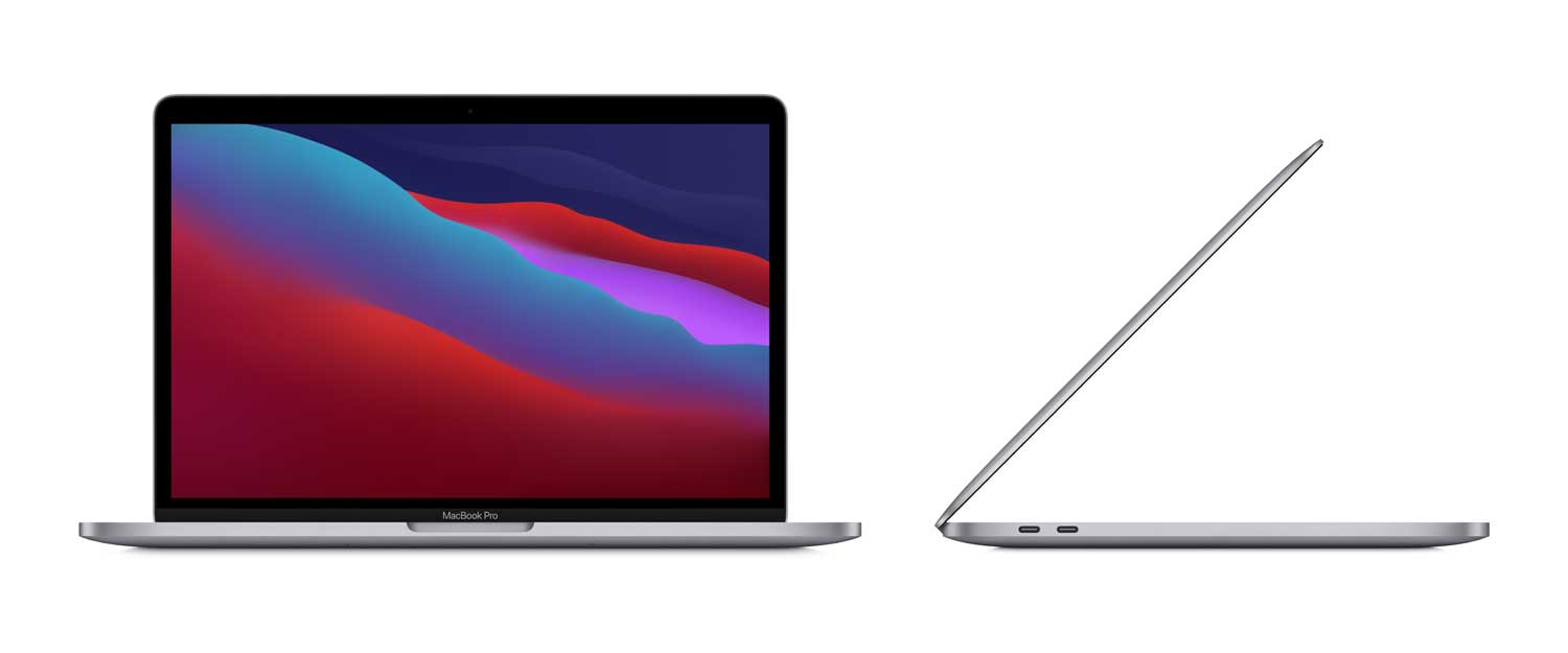 Apple MacBook Pro Notebook 33,8 cm (13.3" ) Apple M 16 GB 256 GB SSD Wi-Fi 6 (802.11ax) macOS Big Sur Grau (Z11B-0100)