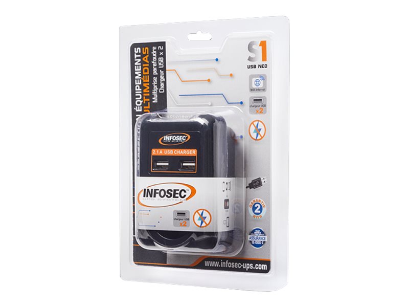 INFOSEC S1 USB NEO 3680 W Schwarz