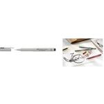 FABER-CASTELL Pigmentliner ECCO PIGMENT 0,8 mm, schwarz Strichstärke: 0,8 mm, pigmentierte Tinte, wasserfest, - 1 Stück (166899)