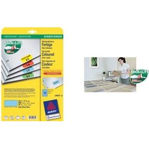 Avery L6039 - Etiketten - Blau - 21,2 x 45,7 mm - 960 Stck. (20 Bogen x 48) (... - Avery L6039 - Etiketten - Blau - 21,2 x 45,7 mm - 960 Stck. (20 Bogen x 48) (...