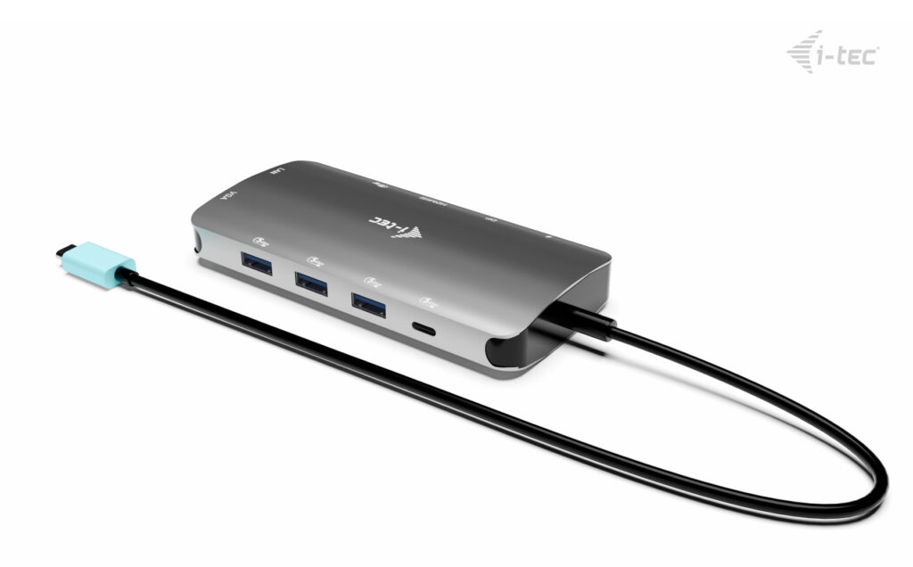 i-tec USB-C Metal Nano 3x Display Docking Station Power Delivery 100W Silber