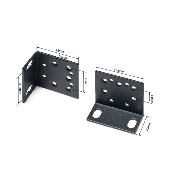 TP-Link RACKMOUNT KIT-19 Rackmontagesatz 19" Metall Schwarz