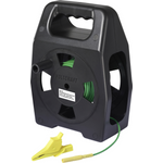 VOLTCRAFT EML-50 Erdungsmessleitung 50 m Grün auf Spindel CAT III 1000 V Kunststofffaser für hohe Zugfestigkeit (VC-17312695)