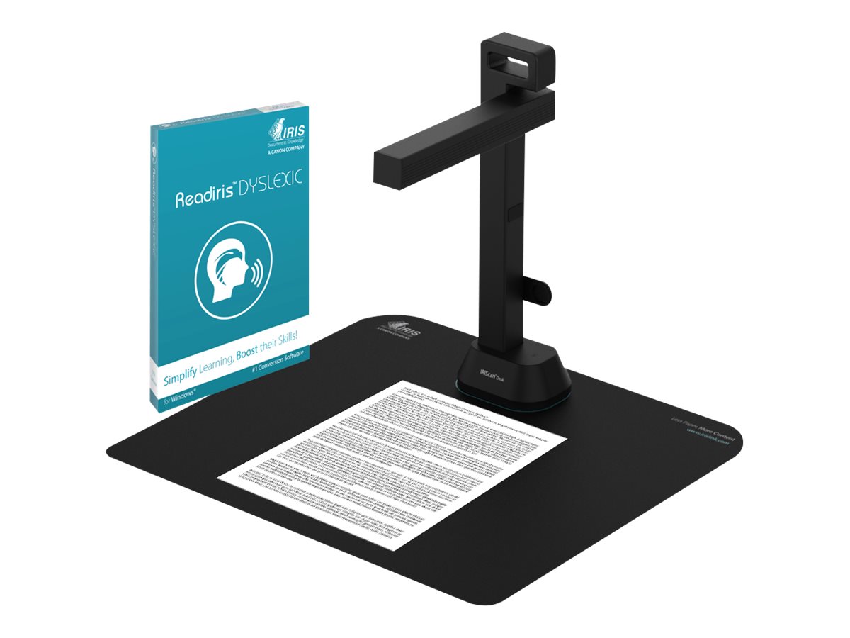 IRIS IRIScan Desk 6 Pro Dyslexic Digitale Dokumentenkamera A3 21 MP USB 2.0 Schwarz