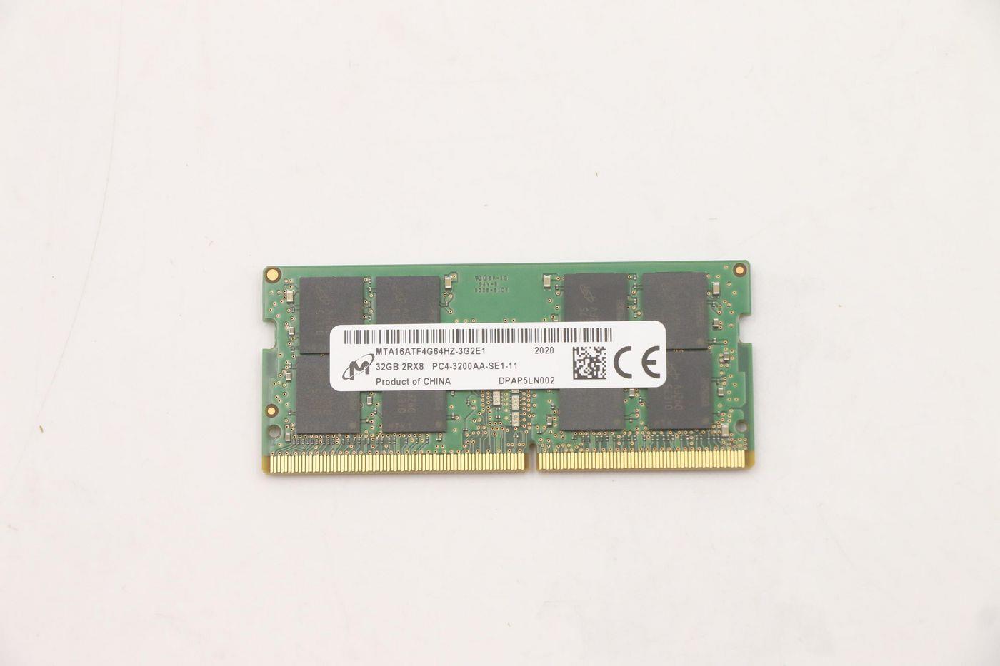 Lenovo SODIMM,32GB, DDR4, 3200 ,MICRON (5M30V06807)