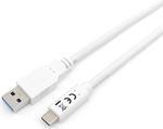 Equip USB Kabel 3.2 A -> C St/St 2.0m 3A weiß (128364)