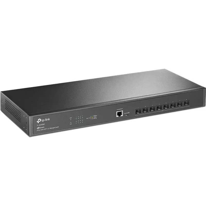 TP-LINK TL-SX3008F Netzwerk-Switch Managed L2+ Keine Schwarz (TL-SX3008F) (B-Ware)