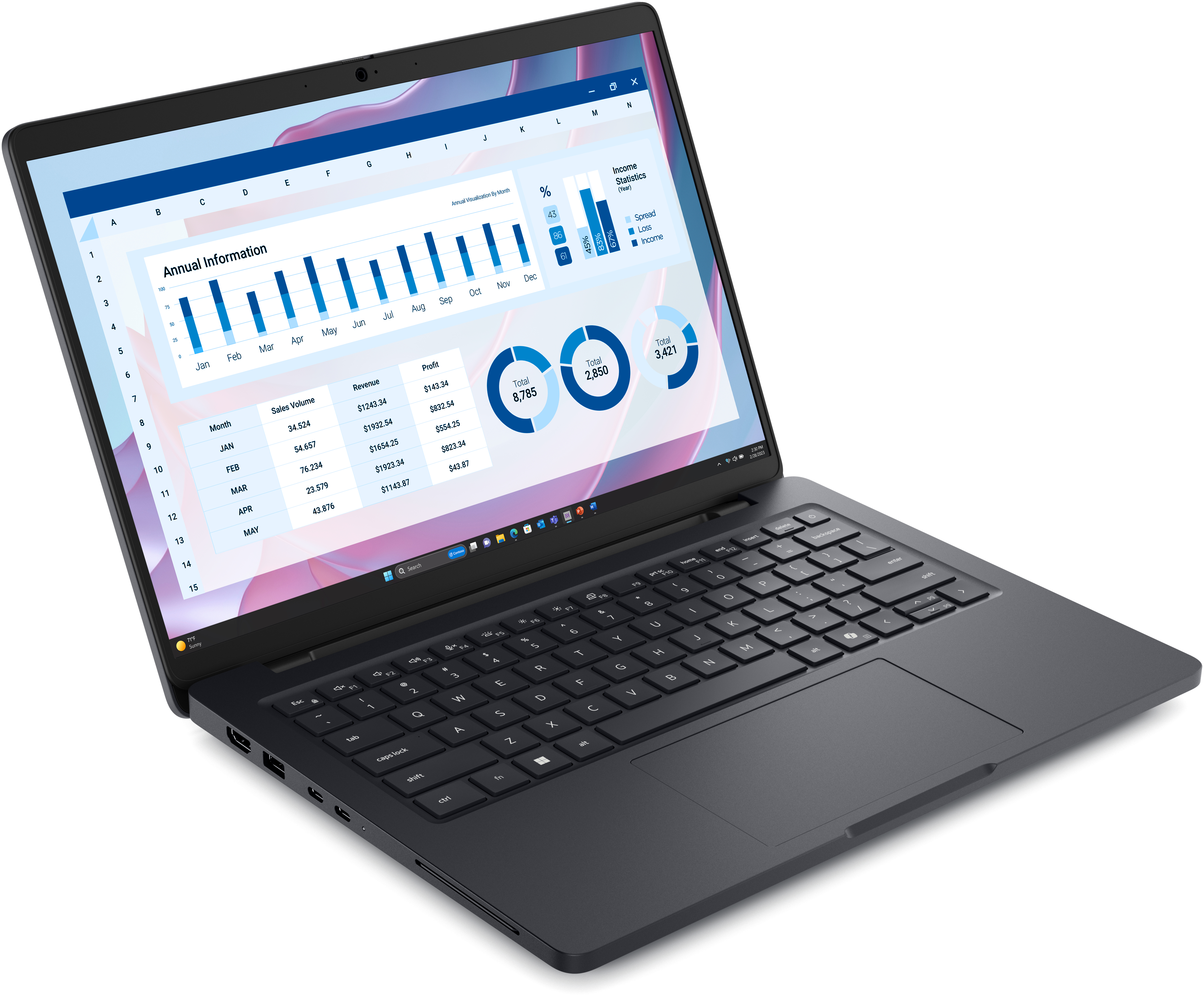 Dell Pro Max 14 MC14255 14" AMD Ryzen AI 7 PRO 350 32 GB RAM 1 TB SSD Magnetit