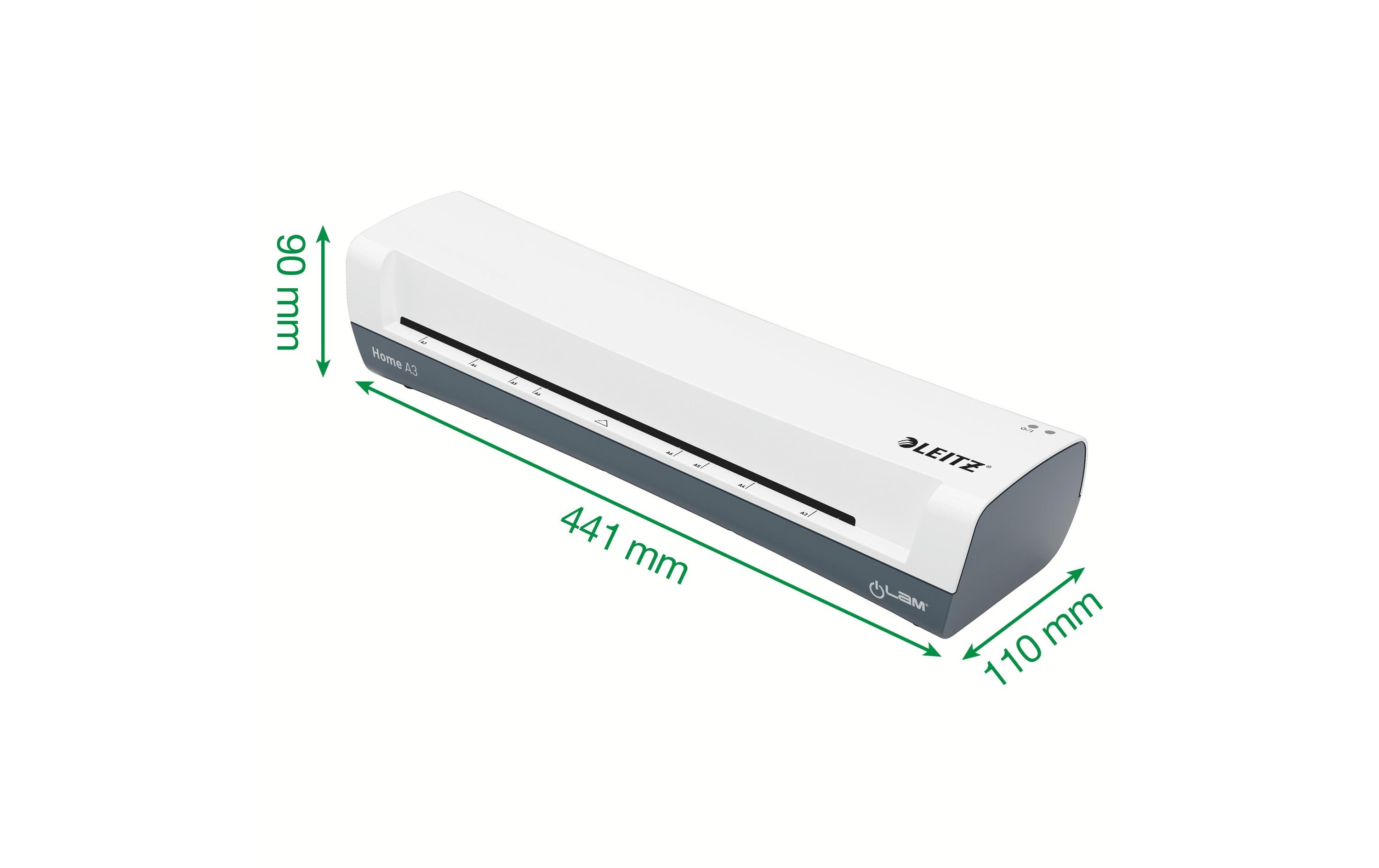 Leitz iLAM Home A3 Heißlaminator 300 mm/min Grau - Weiß