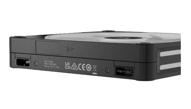 CORSAIR iCUE LINK QX140 RGB Gehäuselüfter 140 mm Schwarz (2 Stück)