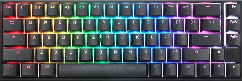 Ducky Mecha Pro SF Tastatur USB US Englisch Schwarz (DKME2167ST-RUSPDAAT2)