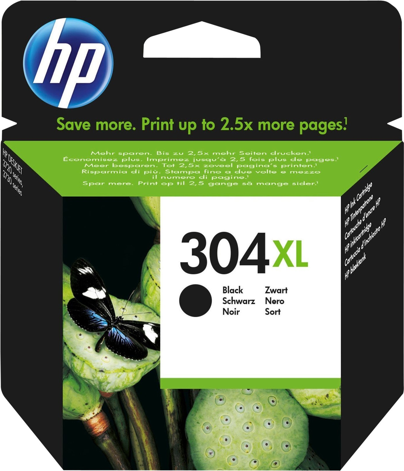 HP 304XL - Hohe Ergiebigkeit - Schwarz - Original - Tintenpatrone