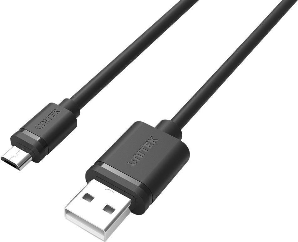 UNITEK Y-C451GBK USB Kabel 1 m 2.0 USB A Micro-USB B Schwarz (Y-C451GBK)