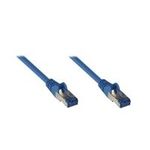 RNS® Patchkabel mit Rastnasenschutz, Cat. 6A, S/FTP, PiMF, halogenfrei, 500MHz, blau, 0,25m, Good Connections (8060-H003B)