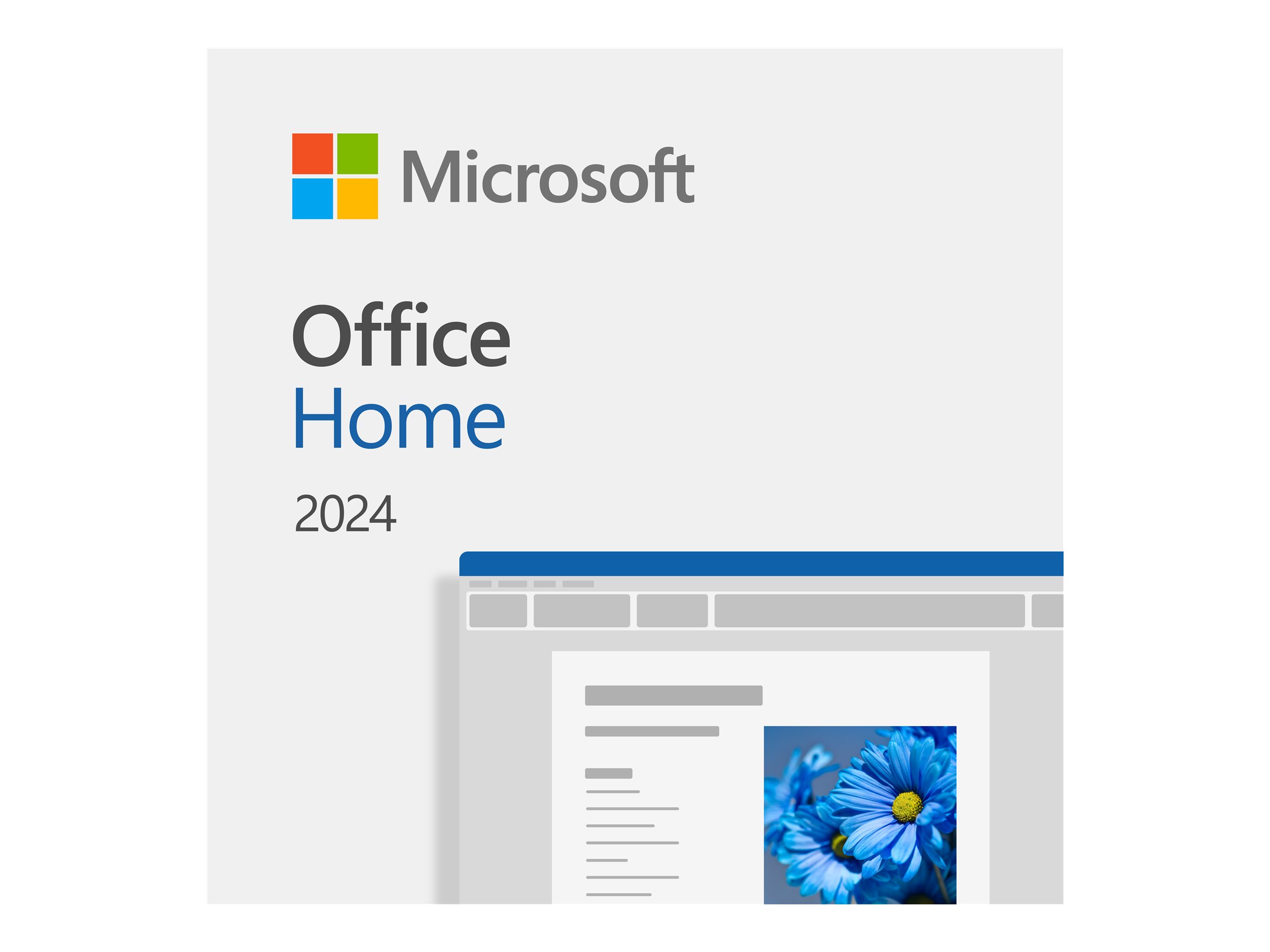 Microsoft Office Home 2024 – Download-Lizenz für 1 PC oder Mac