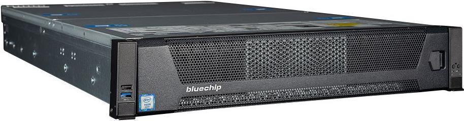 bluechip SERVERline R72219i+ - Server - Rack-Montage - 2U - zweiweg - 2 x Xeon Silver 4310 / 2.1 GHz - RAM 64 GB - Hot-Swap 6.4 cm (2.5) Schacht/Schächte - SSD 2 x 240 GB - 10 GigE - kein Betriebssystem - Monitor: keiner - Schwarz, Silber