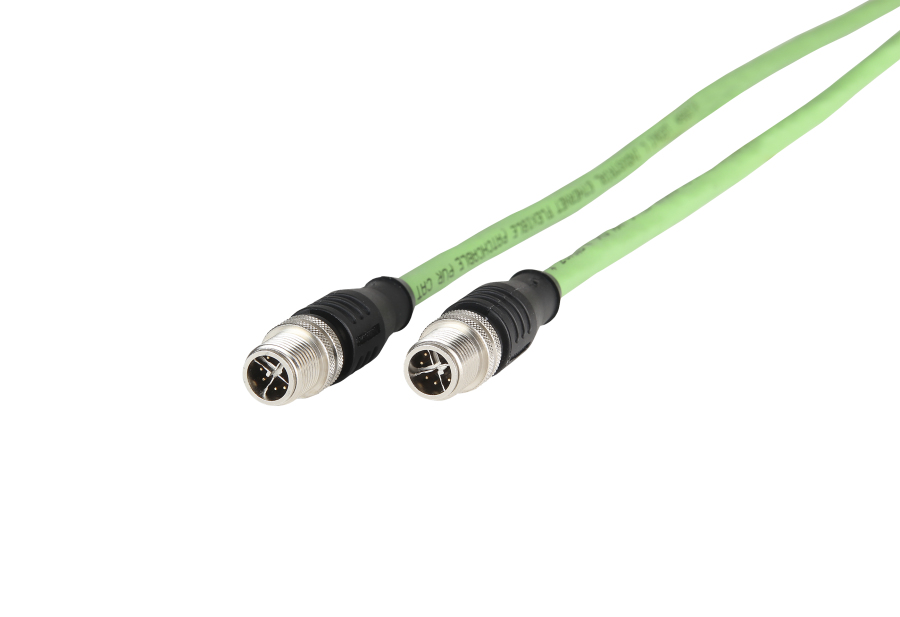 METZ CONNECT M12 2 m CAT 6a Grün