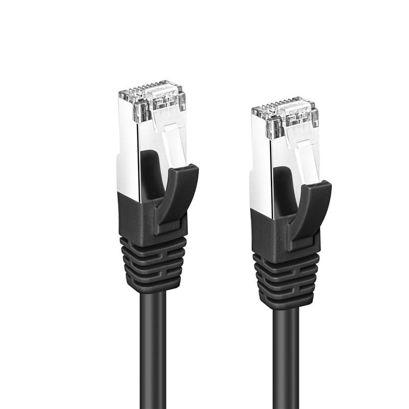 MicroConnect MC-SFTP6A02S Patchkabel Cat6a S/FTP 2 m Schwarz
