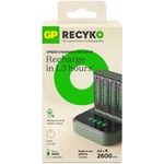 GP Battery M452 Dockingstation Rundzellen-Ladegerät NiMH Micro AAA Mignon AA (GPRCKCHM452D440)