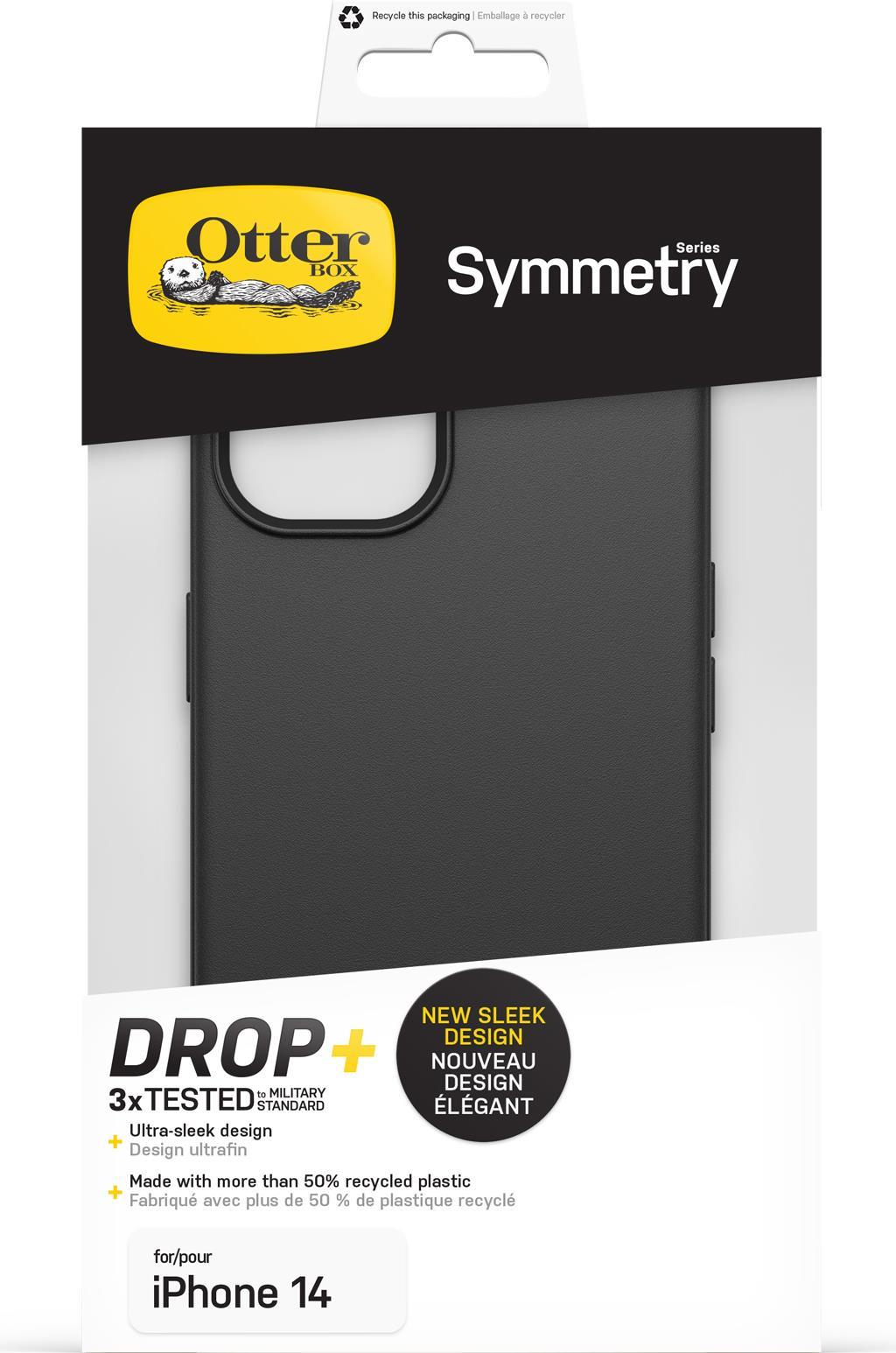 OtterBox Symmetry Hülle für iPhone 14 und iPhone 13 schwarz (77-88486)