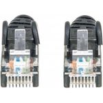 Intellinet Network Patch Cable, Cat6, 20m, Black, CCA, U/UTP, PVC, RJ45, Gold Plated Contacts, Snagless, Booted, Lifetime Warranty, Polybag (730419)