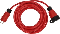 Brennenstuhl 9162100210 Strom Verlängerungskabel 16 A Schwarz Rot H07BQ-F 3G 2.5 - Verlängerungskabel (9162100210)