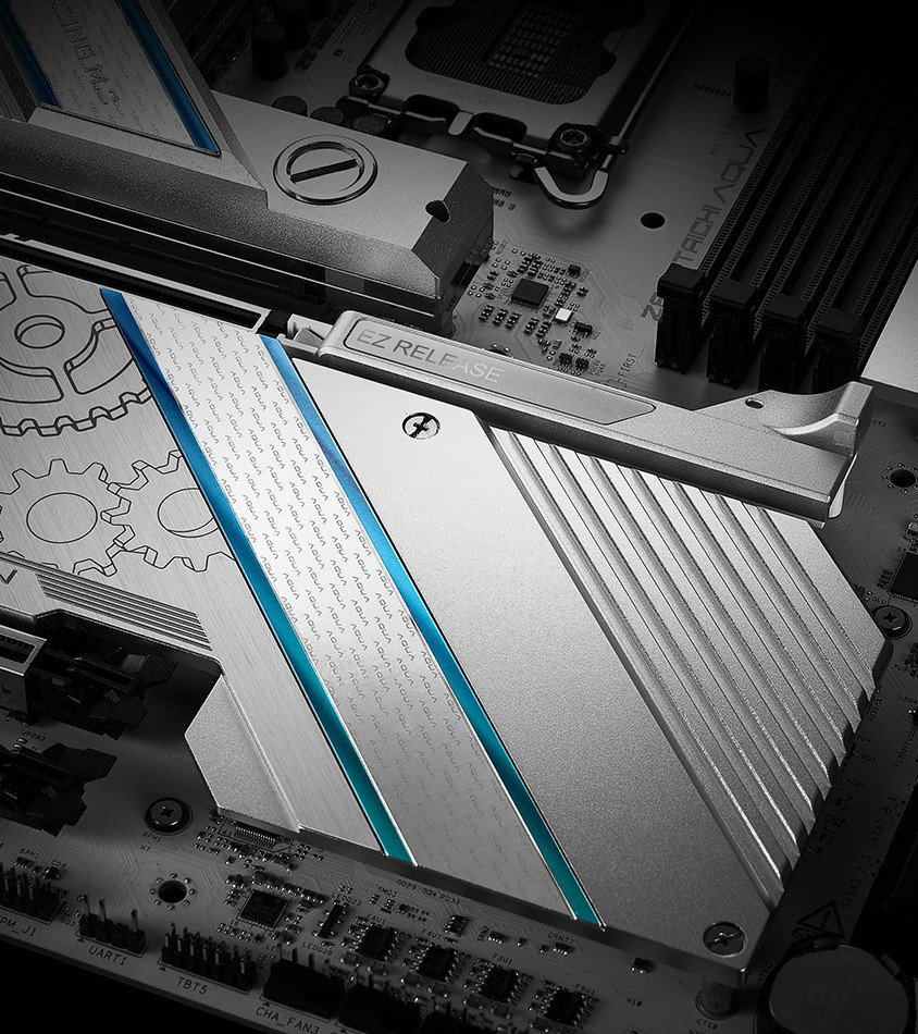 ASRock Z890 TAICHI AQUA Mainboard E-ATX LGA 1851 Intel Z890 DDR5 White