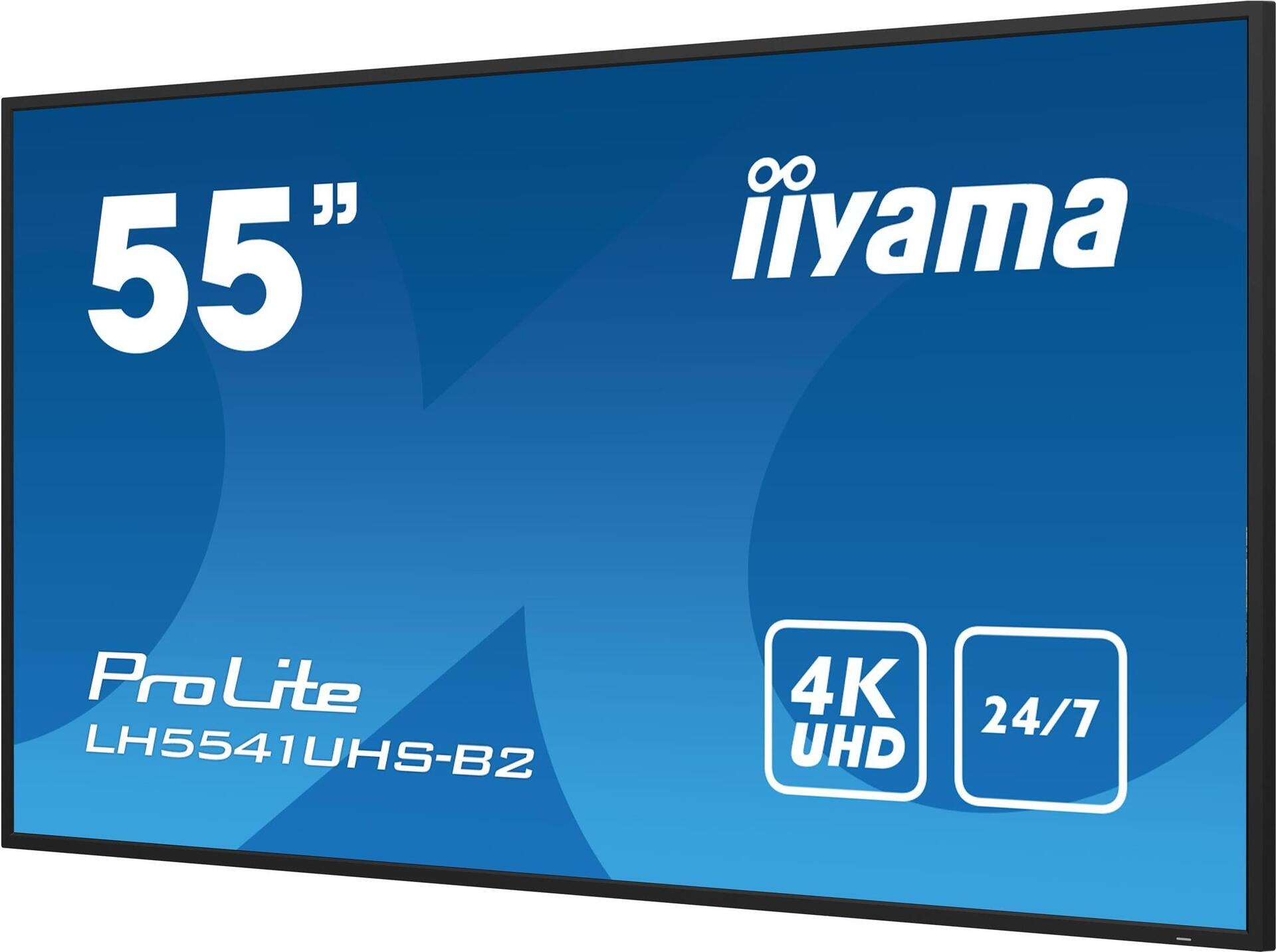 Iiyama ProLite LH5541UHS-B2 55" 4K IPS Digital Signage Display Schwarz