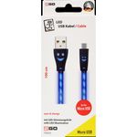 2GO 795535 USB Kabel 1 m USB B Micro-USB B Blau (795535)