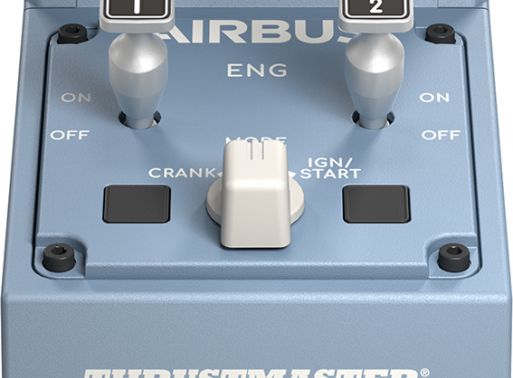 Thrustmaster TCA Quadrant Airbus Edition Flugsimulation PC Schwarz - Blau (2960840) (geöffnet)