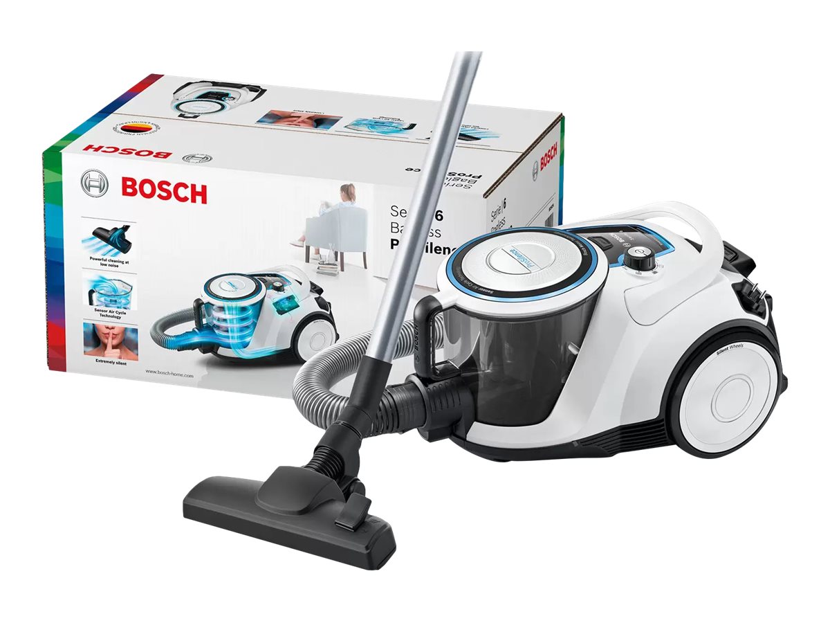 Bosch Serie | 6 BGC41LSIL ProSilence 600 W Beutellos Weiß