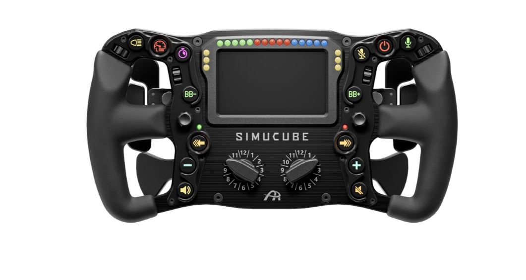 Ascher Racing AR x Simucube ULTIMATE 76080085 Simracing-Lenkrad – Aluminium – Multifunktion – Schwarz