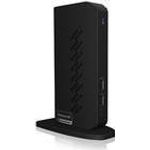 ICY BOX IB-DK2252AC Kabelgebunden USB 3.2 Gen 1 (3.1 Gen 1) Type-C Schwarz (IB-DK2252AC) (geöffnet)