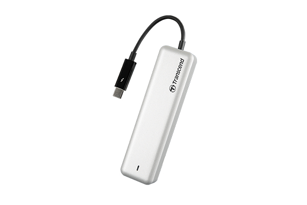 Transcend JetDrive 855 480 GB SSD-Upgrade-Kit Gen 3 x4 NVMe Thunderbolt Silber