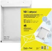 MAILmedia Luftpolster-Versandtaschen, Typ D14, weiß, 21 g Außenmaße: 200 x 275 mm, Innenmaße: 175 x 265 mm (412140)