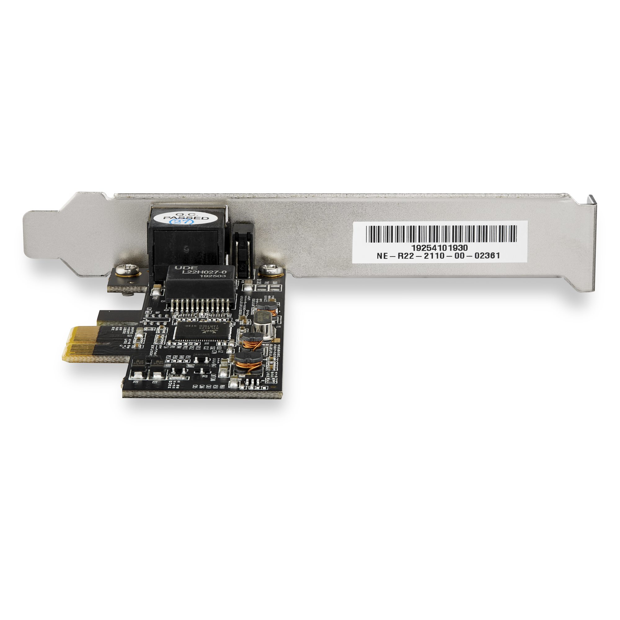 StarTech.com ST2GPEX PCIe x4 Netzwerkkarte 2.5 Gbps Low-Profile Schwarz