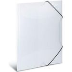 HERMA 19500 Polypropylene (PP) Durchscheinend - Weiß Aktendeckel (19500)