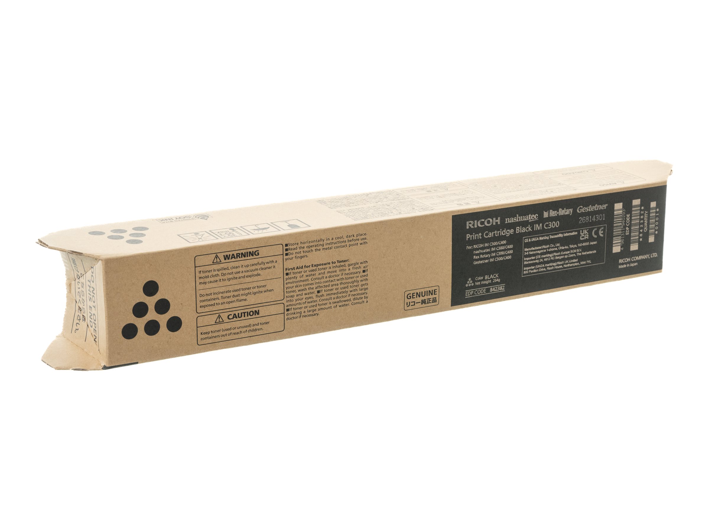 Ricoh IM C300 842382 Original Tonerpatrone Schwarz
