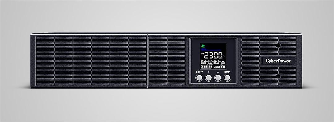 CyberPower Systems USV, OLS Tower/19""-Serie, 1500VA/1350W, 2HE, On-Line, LCD, USB/RS232, (OLS1500ERT2UA-B)