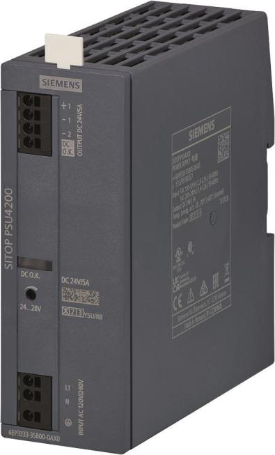 Siemens 6EP3333-3SB00-0AX0 SITOP PSU4200 Stromversorgung 1phasig DC 24V/5A 1 (6EP33333SB000AX0)