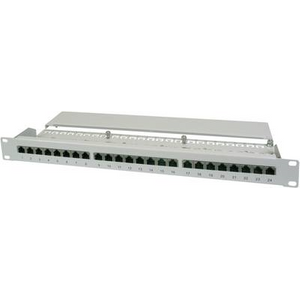 DIGITUS DN-91524S - Patch Panel - RJ-45 X 24 - Grau, RAL 7035 - 1U - 48.3 cm ...