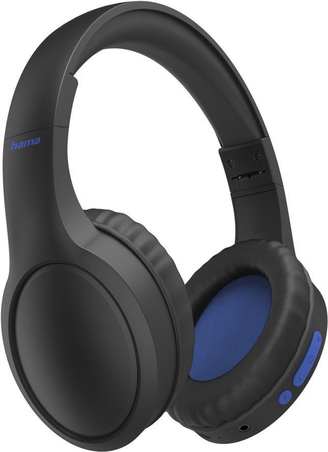 Hama 00184160 Kopfhörer & Headset Verkabelt & Kabellos Kopfband Anrufe/Musik USB Typ-C Bluetooth Schwarz - Blau (00184160)
