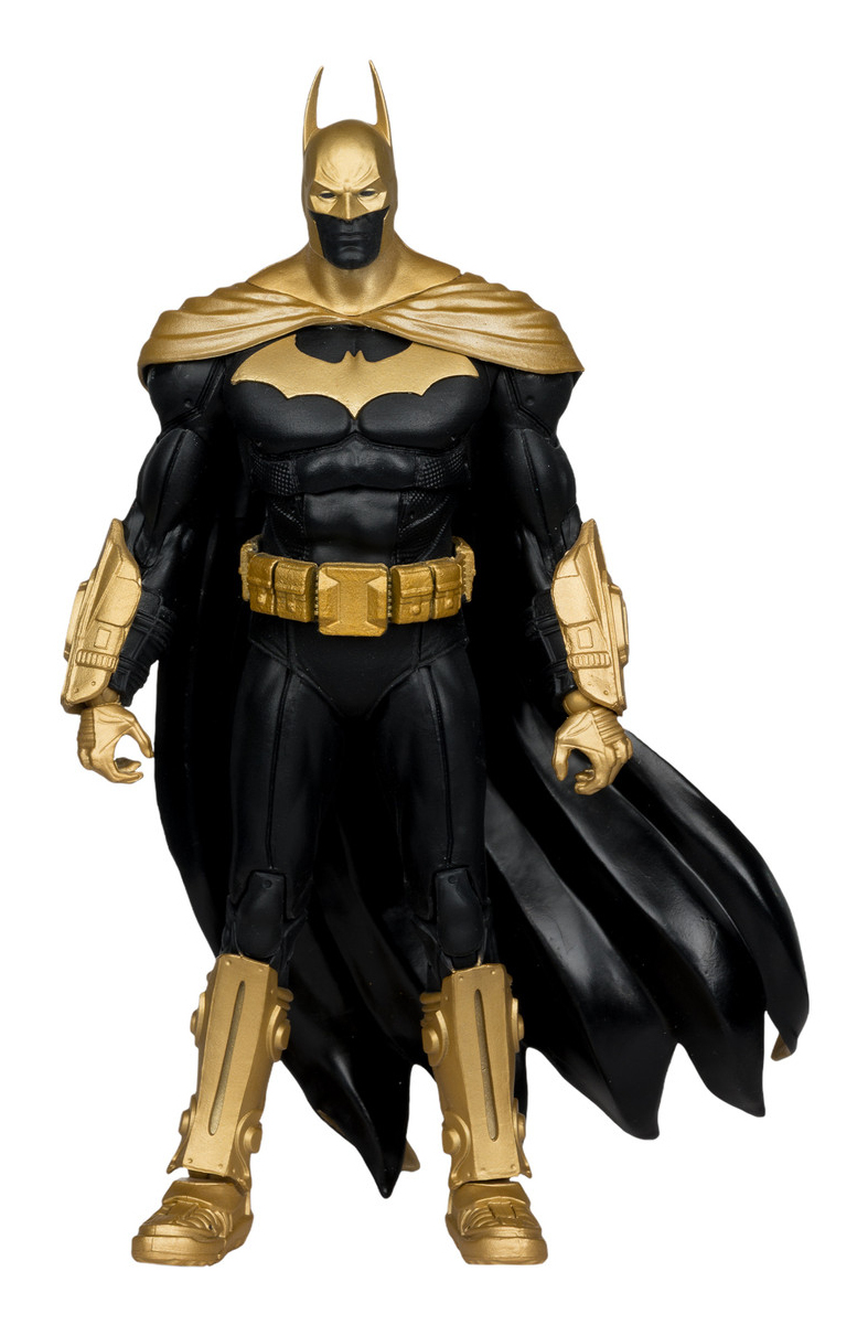 McFarlane DC Multiverse Batman Knightmare Action Figur Arkham City 178 mm Gold/Schwarz